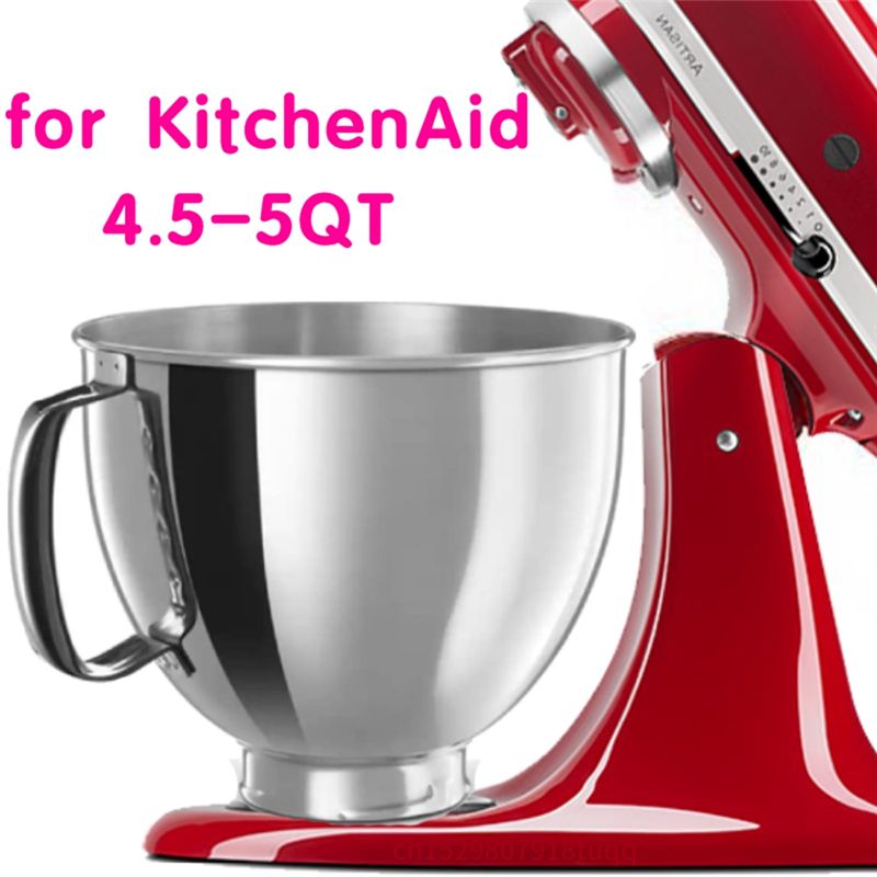 Kitchenaid Mixer Artisan 5Qt - BABZ Stainless Steel Mixer Bowl for