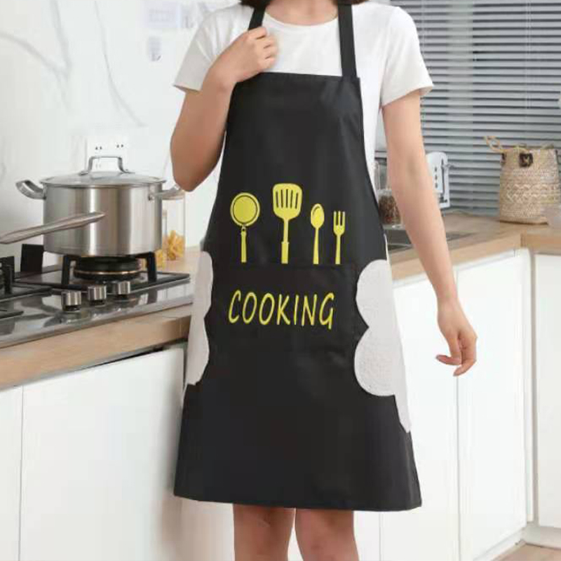 Apron Waterproof Oilproof Can  - đánh giá và giá Home Cooking Work