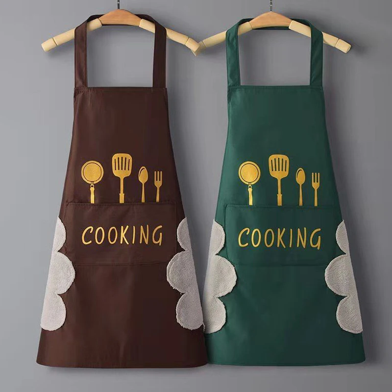 Apron Waterproof Oilproof Can  - đánh giá và giá Home Cooking Work
