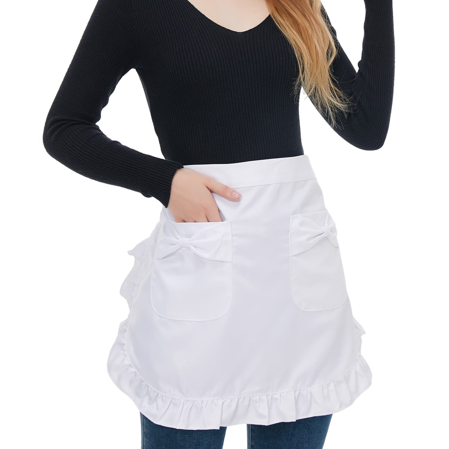 Women Half Waist Apron Cooking - đánh giá và giá Home Cooking Work
