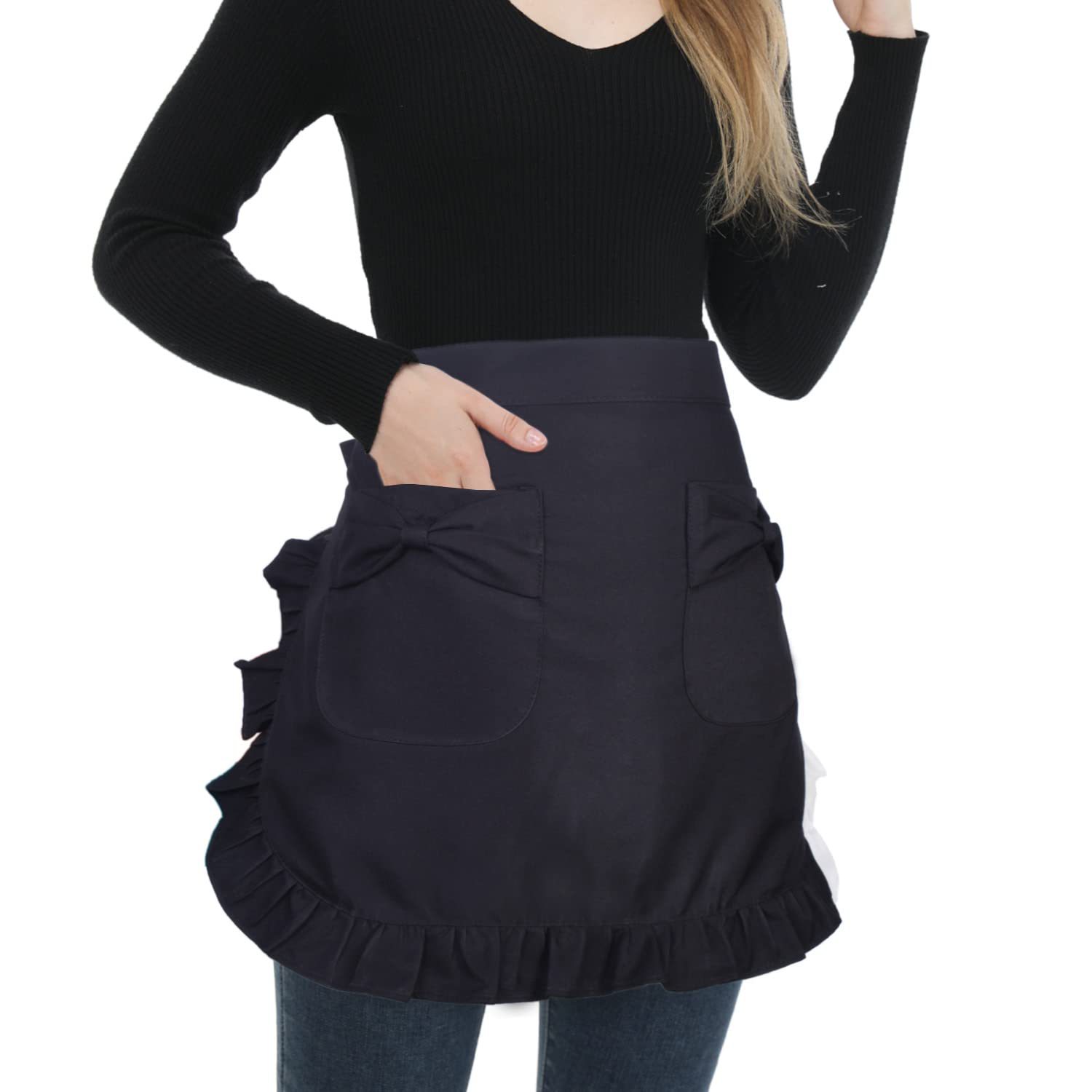 Women Half Waist Apron Cooking - đánh giá và giá Home Cooking Work